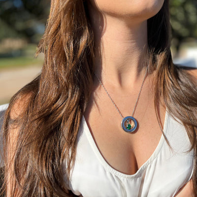 Circle of Life Cremation Pendant - Perry