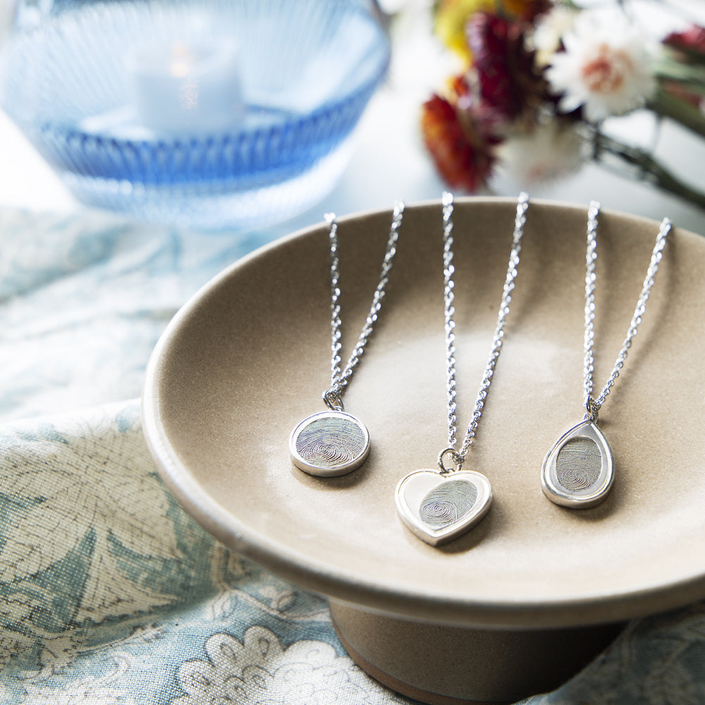 Cross Fingerprint Pendant - 5280